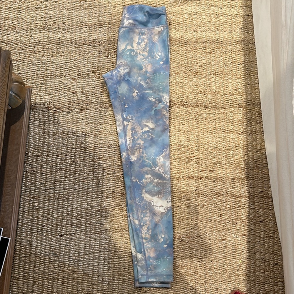 Athleta Kids Leggings - Blue and White